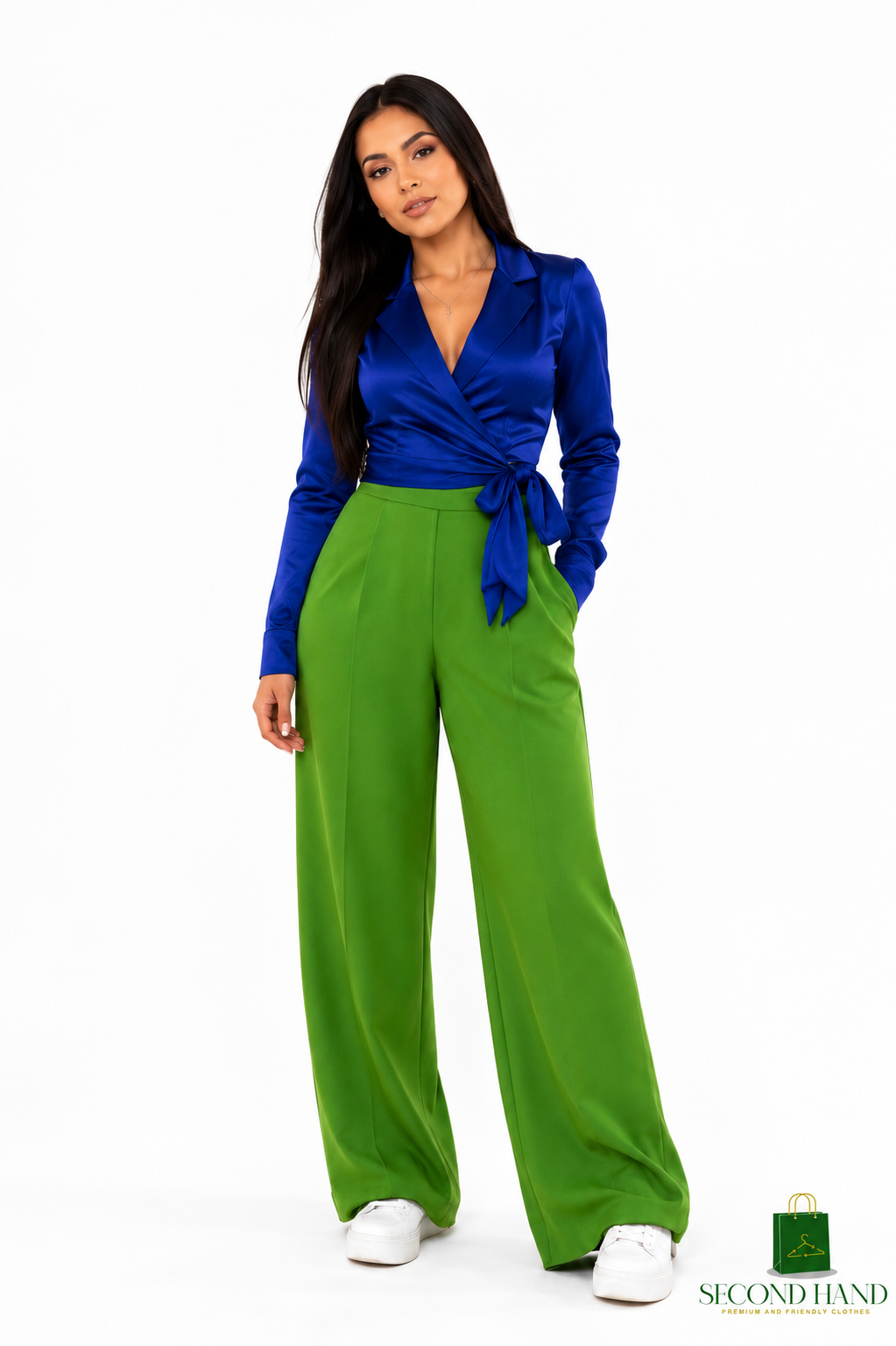 Blusa Covington azul rey – Elegancia y estilo